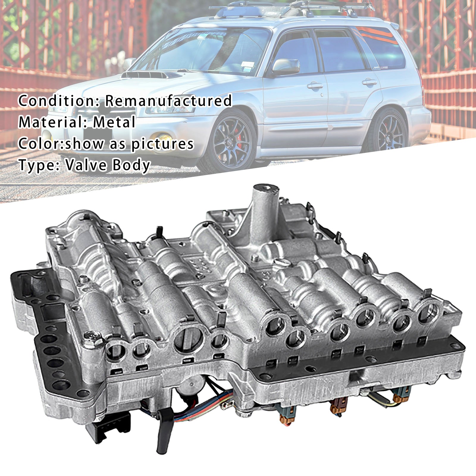 Subaru Forester Outback Impreza 4EAT Transmission Valve Body with Solenoids