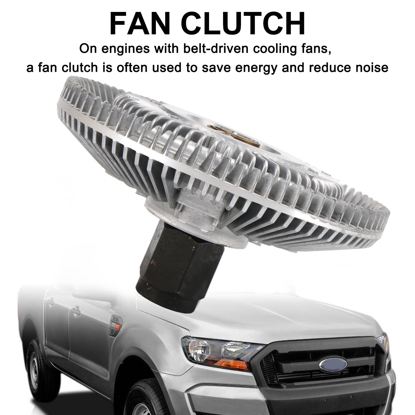 Ford Ranger 2.2L 3.2L Turbo Diesel 4Cyl. 5Cyl Fan Clutch 115835 Replace