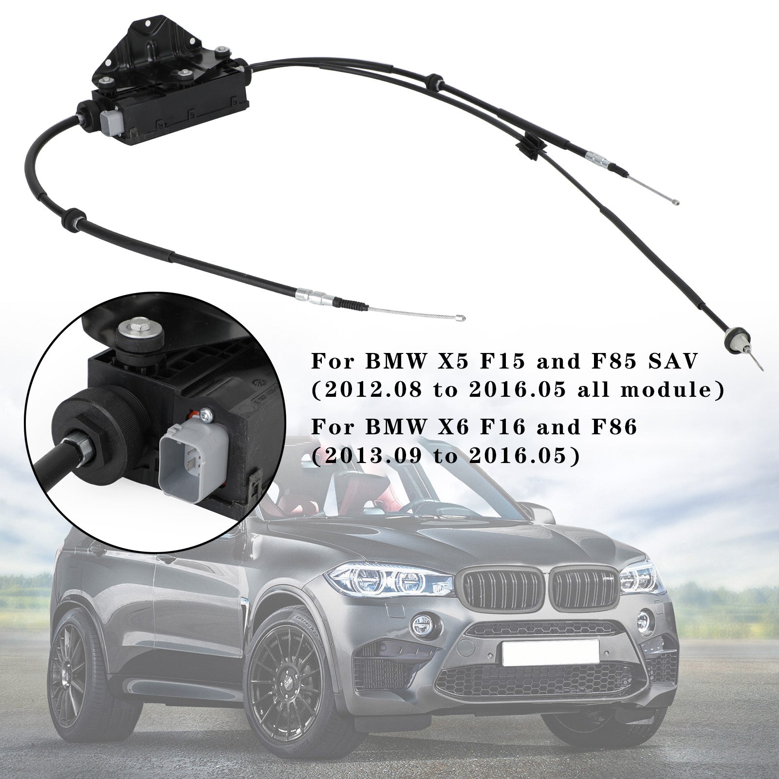 BMW X5 F15 X6 Parking Brake Handbrake Actuator Control Module 34436874220