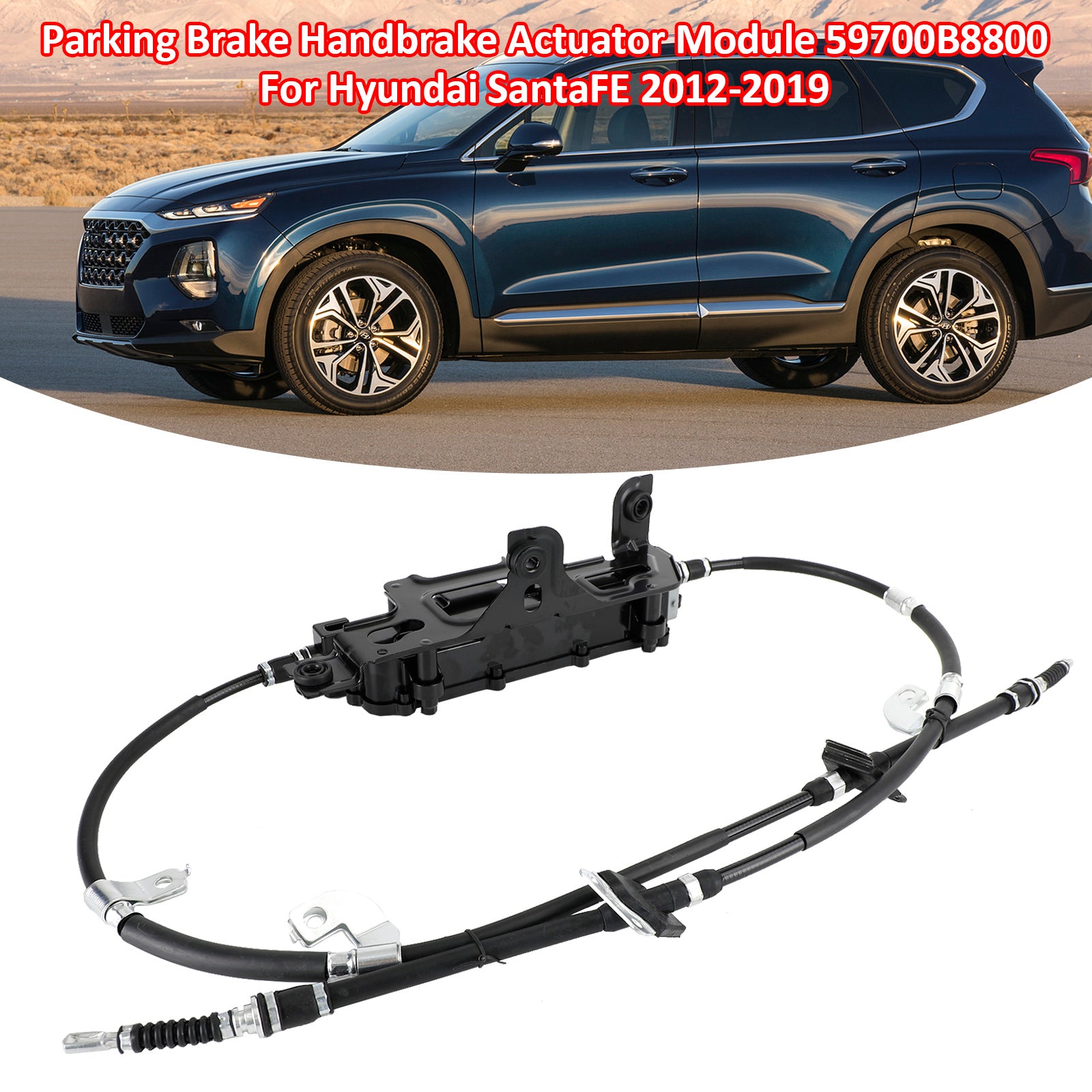 Module de commande d'actionneur de frein à main de frein de stationnement Hyundai Santa Fe 2012-2019 59700B8800 597002W600