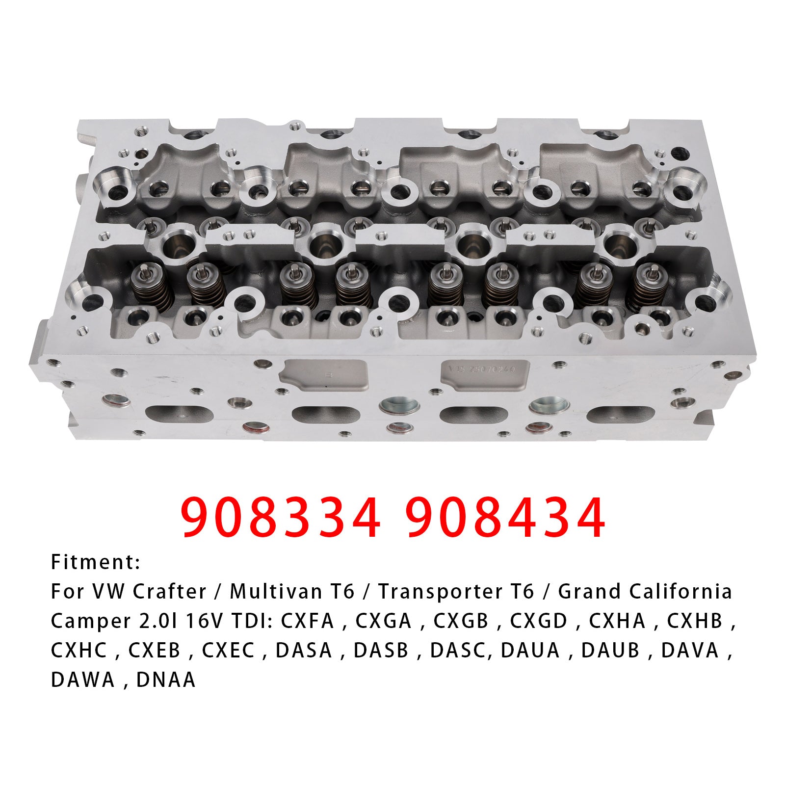 Cylinder Head 908334 908434 For VW Audi Skoda SEAT 2.0l TDI