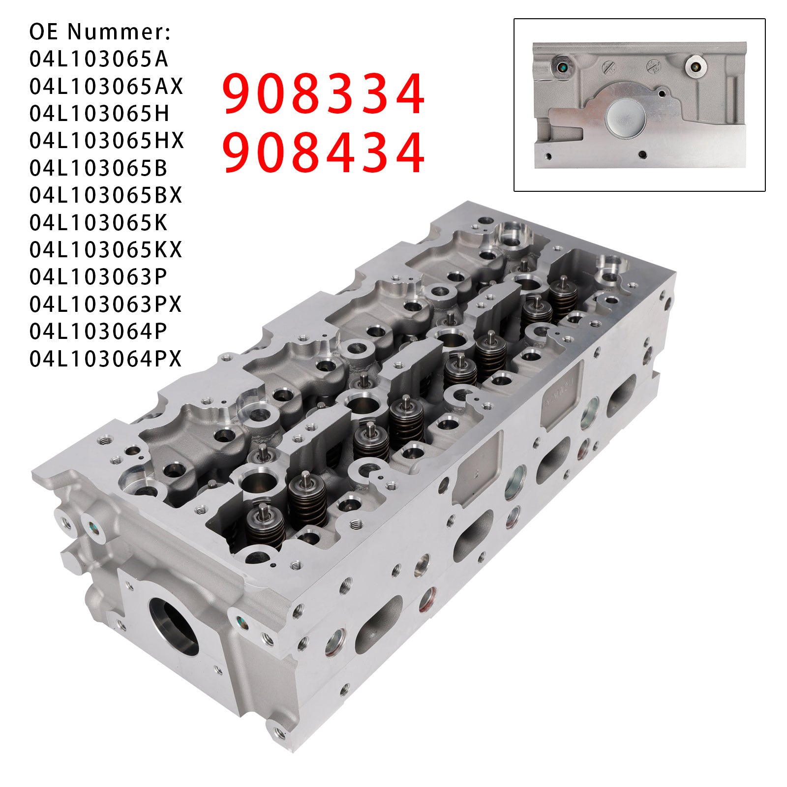 Cylinder Head 908334 908434 For VW Audi Skoda SEAT 2.0l TDI