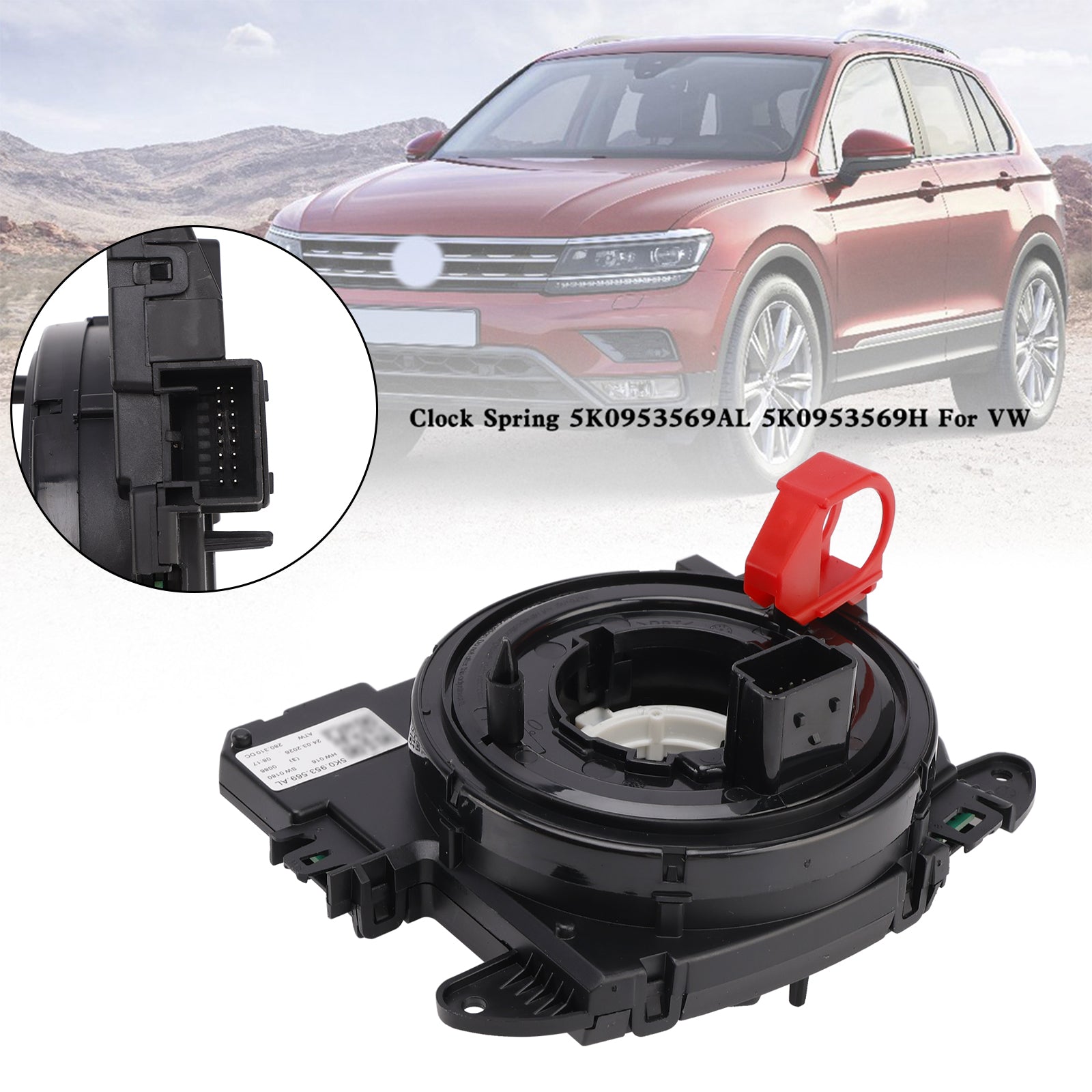 2010-2015 VW TOURAN (1T3) 2.0 TDI CFHC 1968 103 MPV Clock Spring 5K0953569AL 5K0953569H