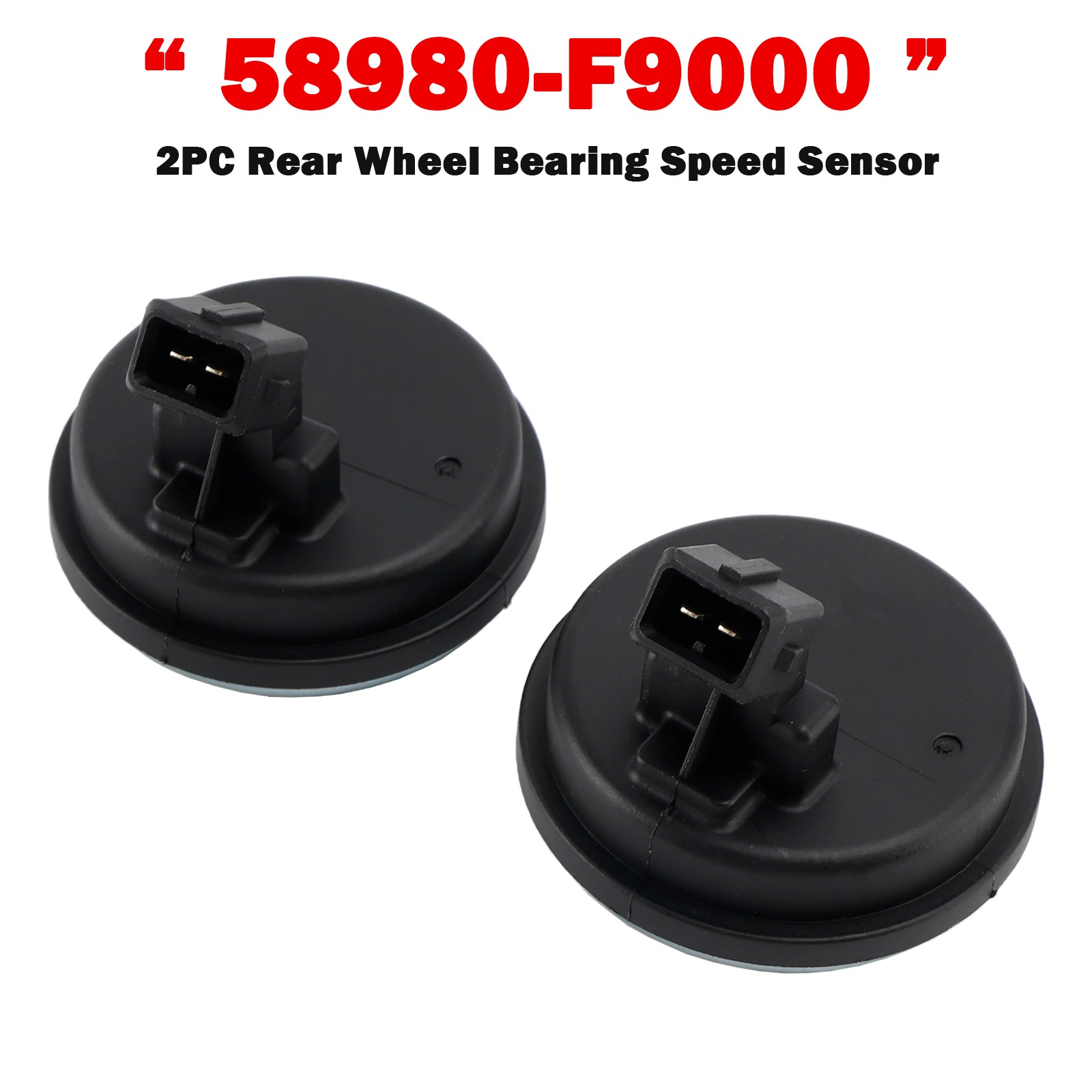 2PC Rear Wheel Bearing Speed Sensor for Hyundai Accent 2016-2022 58980-F9000