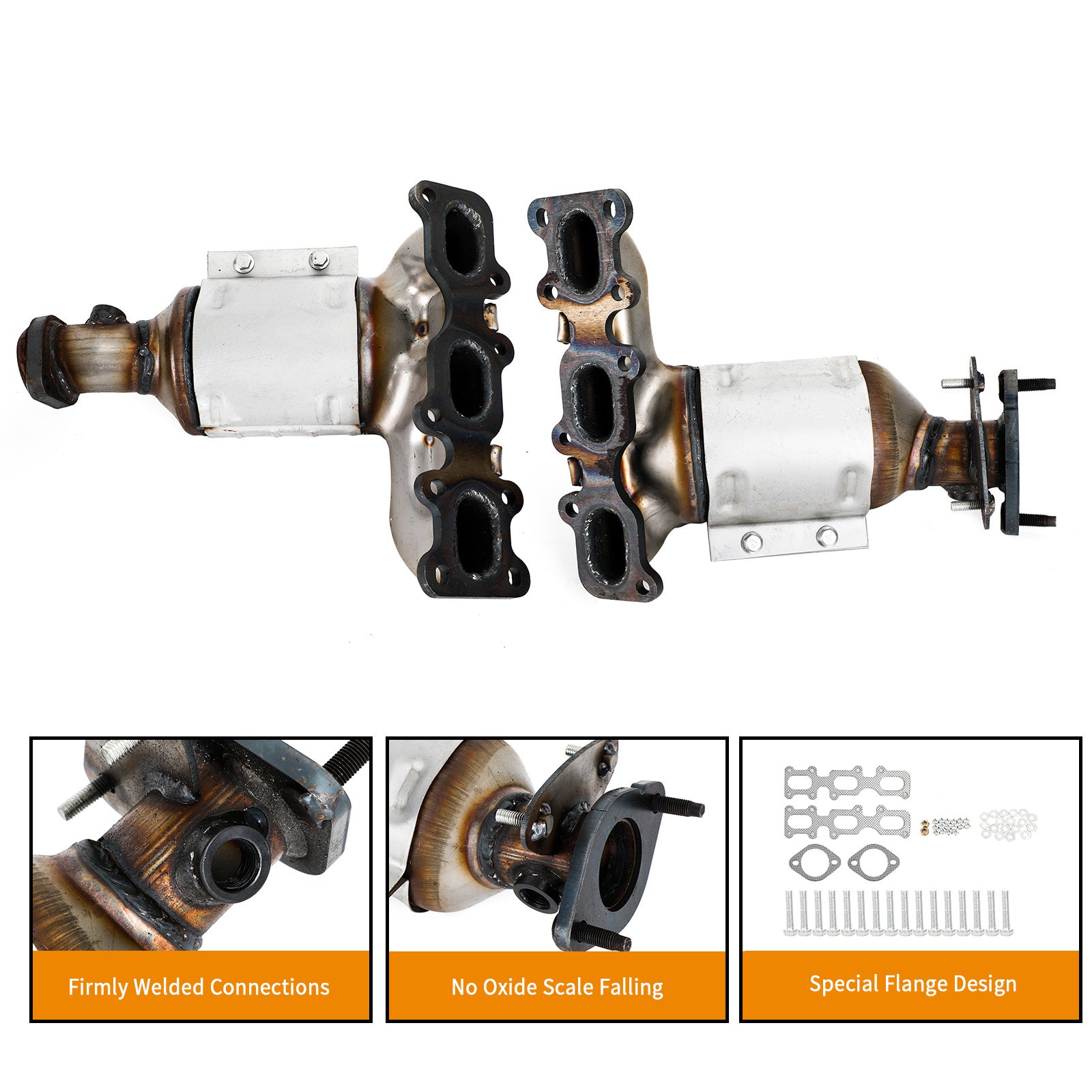 2013–2019 Ford Explorer 3,5L foran venstre & Høyre manifold katalysator generisk