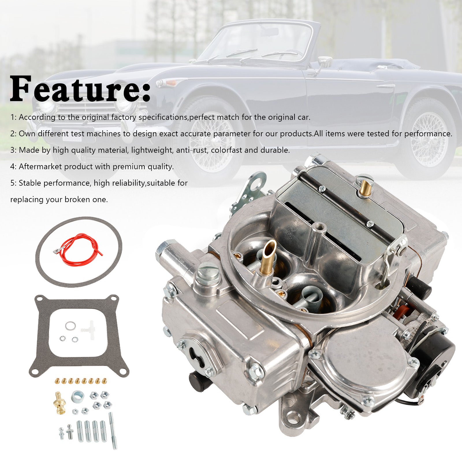 1961 - 1967 Mercury Commuter 390/6.4L V8 Carburetor 600CFM 4 Barrel 0-80457S 80457SA