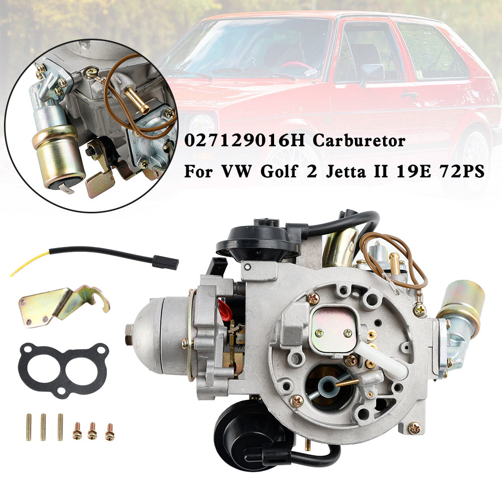 VW Golf 2 Jetta II 19E 72PS AB 01/86 U-KAT VERGASER PIERBURG 2E Förgasare 027129016H