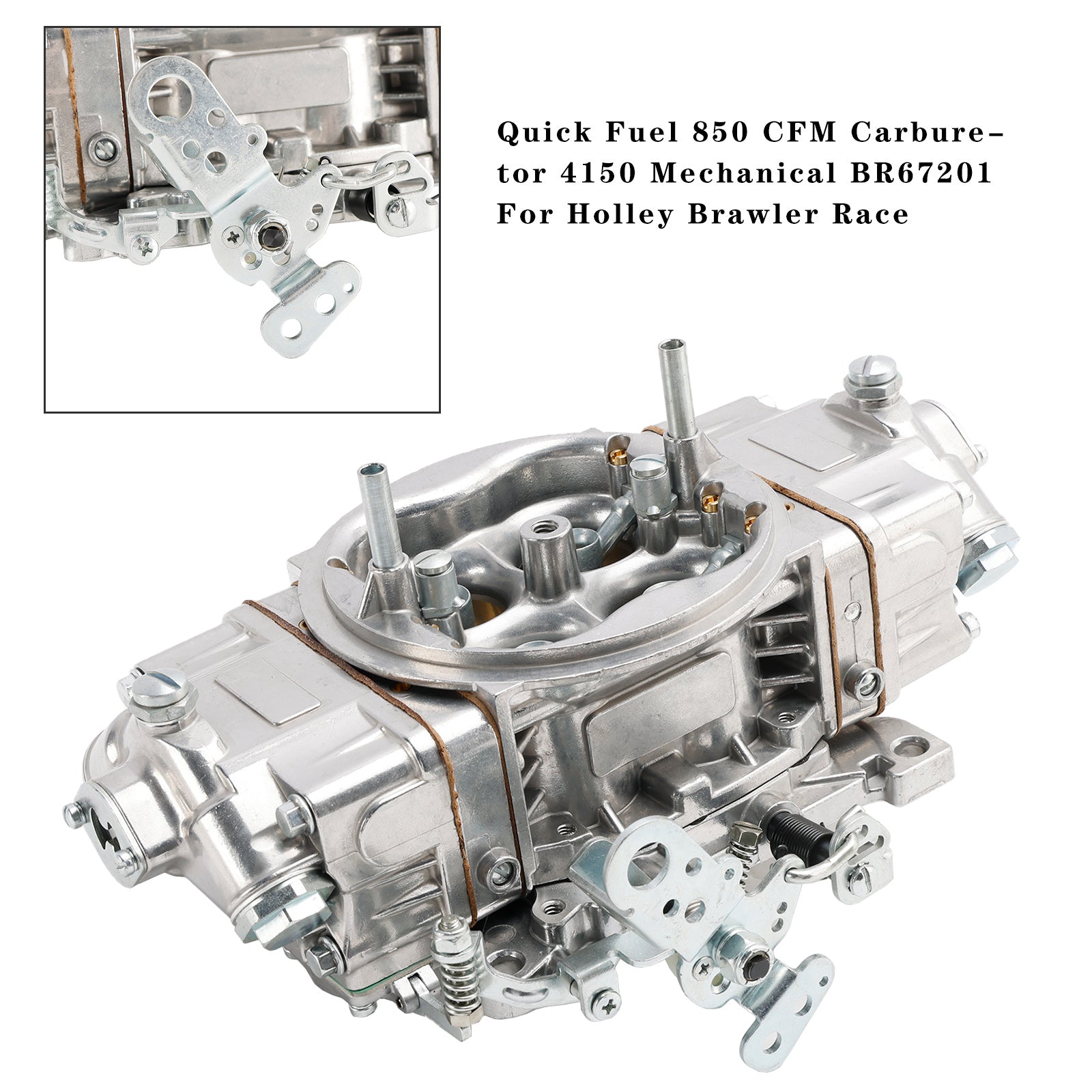 Holley Brawler Race Quick Fuel 850 CFM Carburetor 4150 Mechanical BR67201