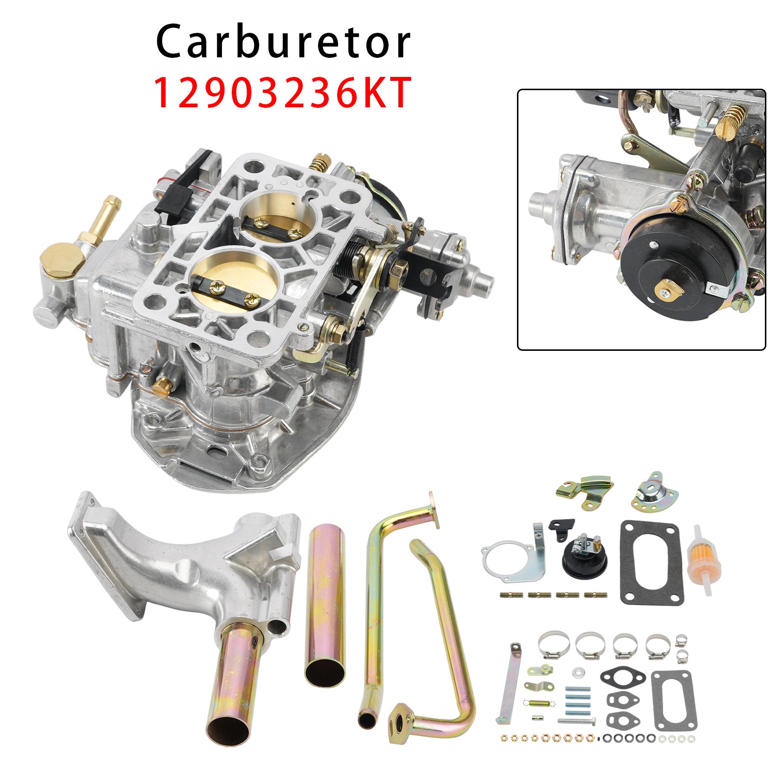 Kit carburatore DFEV progressivo 32/36 completo carburatore 12903236KT per VW tipo 1