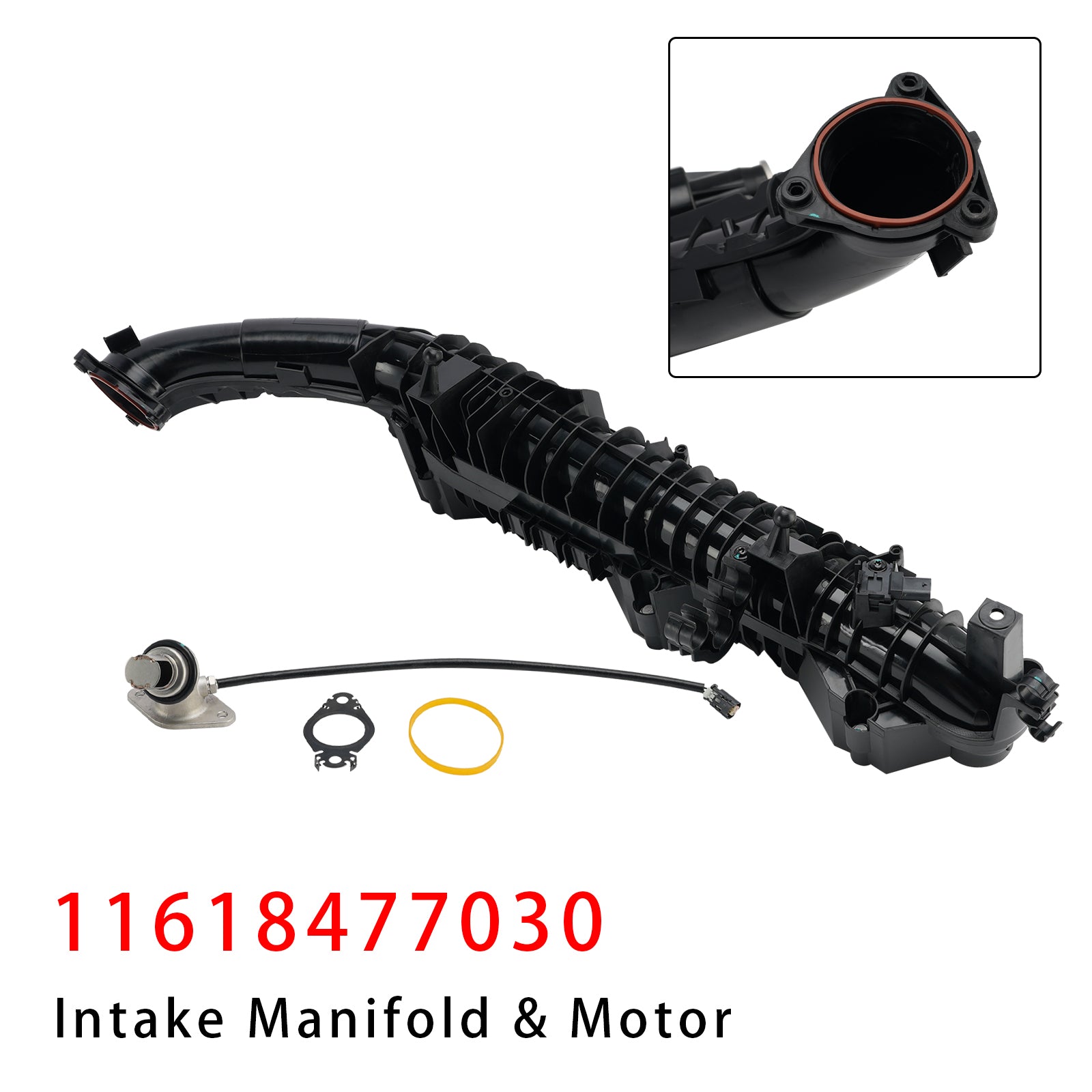 2016/09-2020/06 For BMW 5er F90, G30 530d xDrive 2993 ccm, 195 KW, 265 PS Inlet Intake Manifold With Motor 11618477030