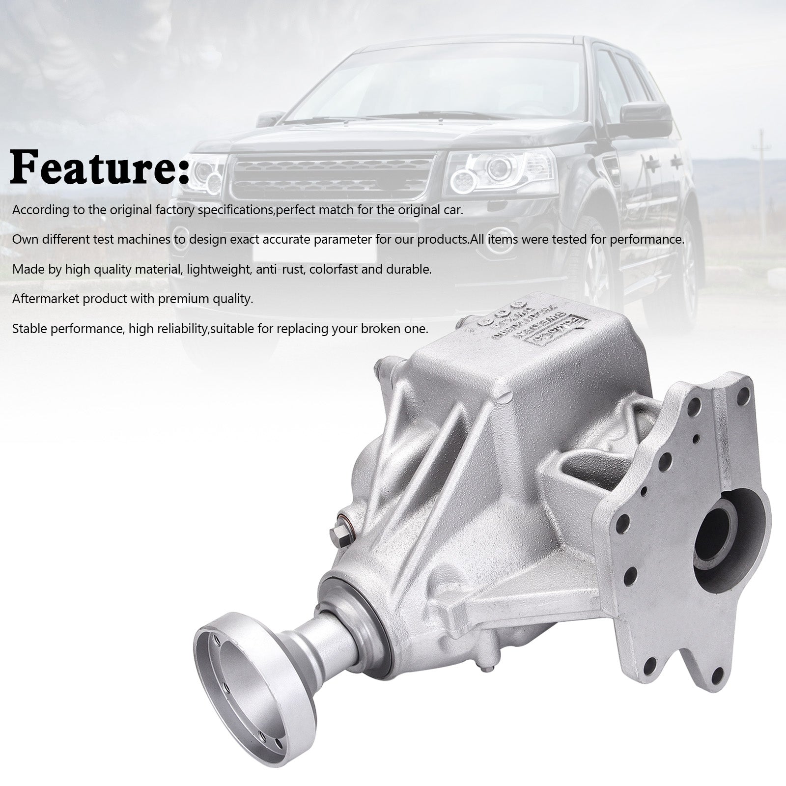 Transmission de distribution différentielle avant renforcée Recond D 24m LR007147 pour Freelander 2.2L