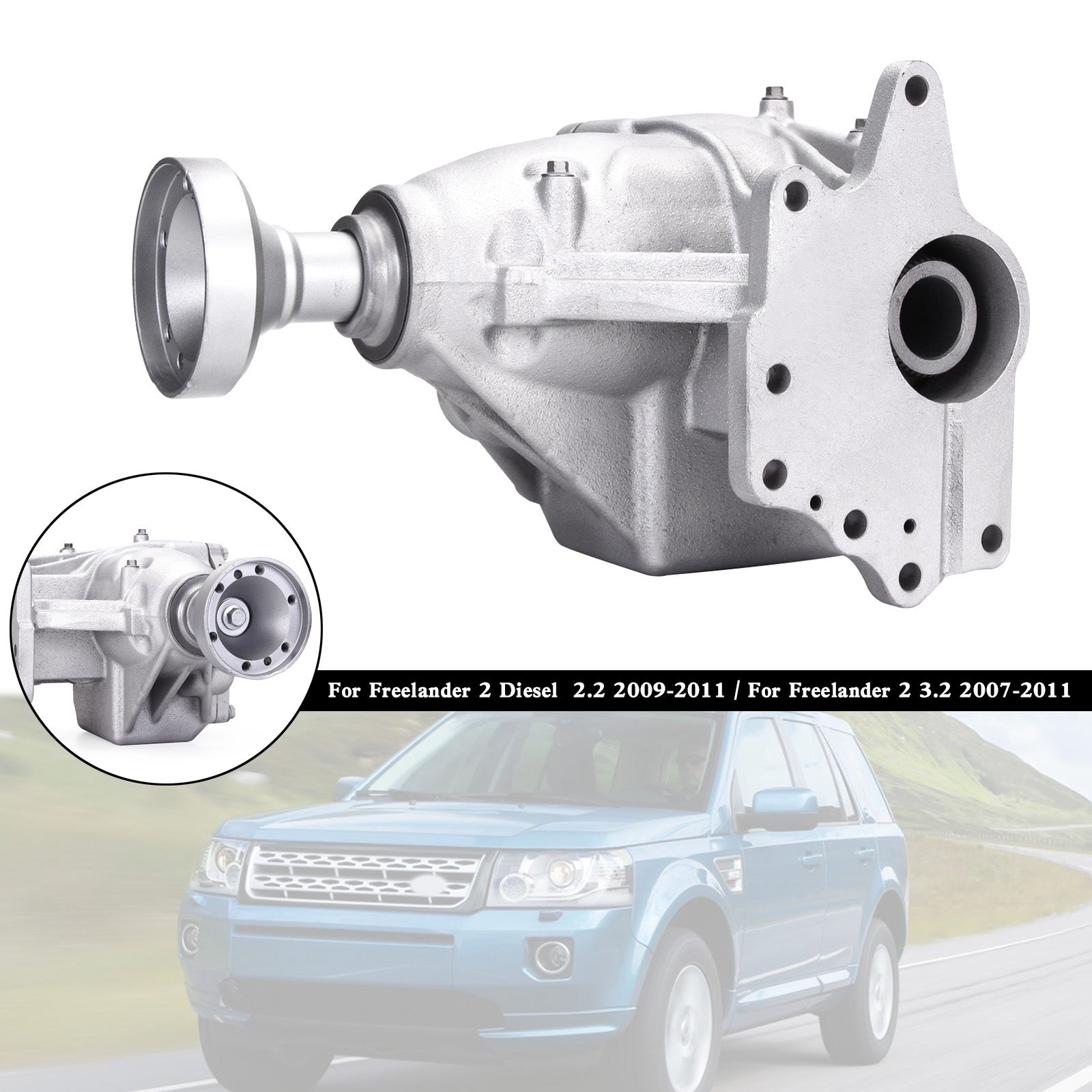 Transmission de distribution différentielle avant renforcée Recond D 24m LR007147 pour Freelander 2.2L