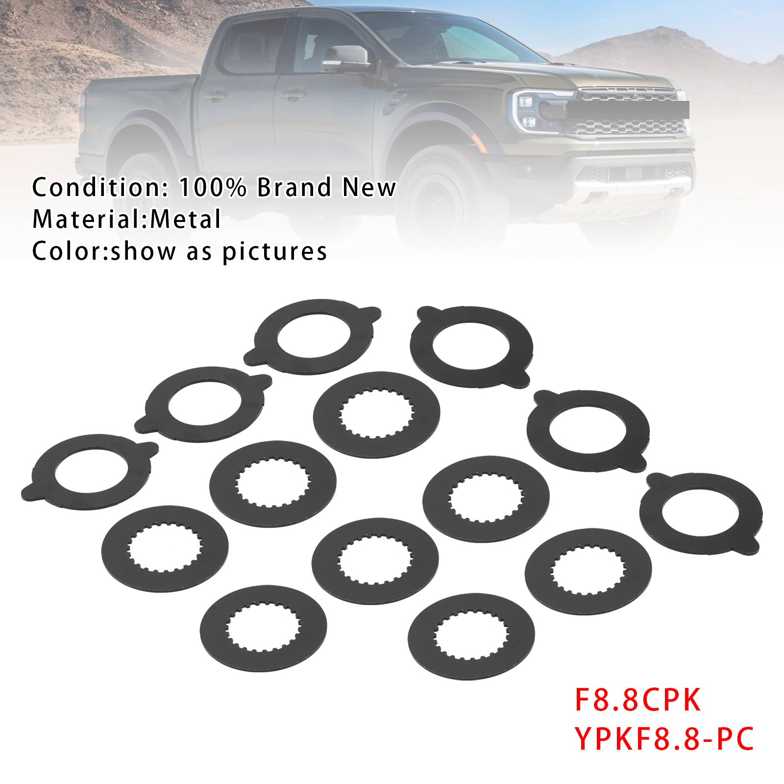 Kit de embreagem POSI de 8,8 polegadas F8.8cpk para Ford