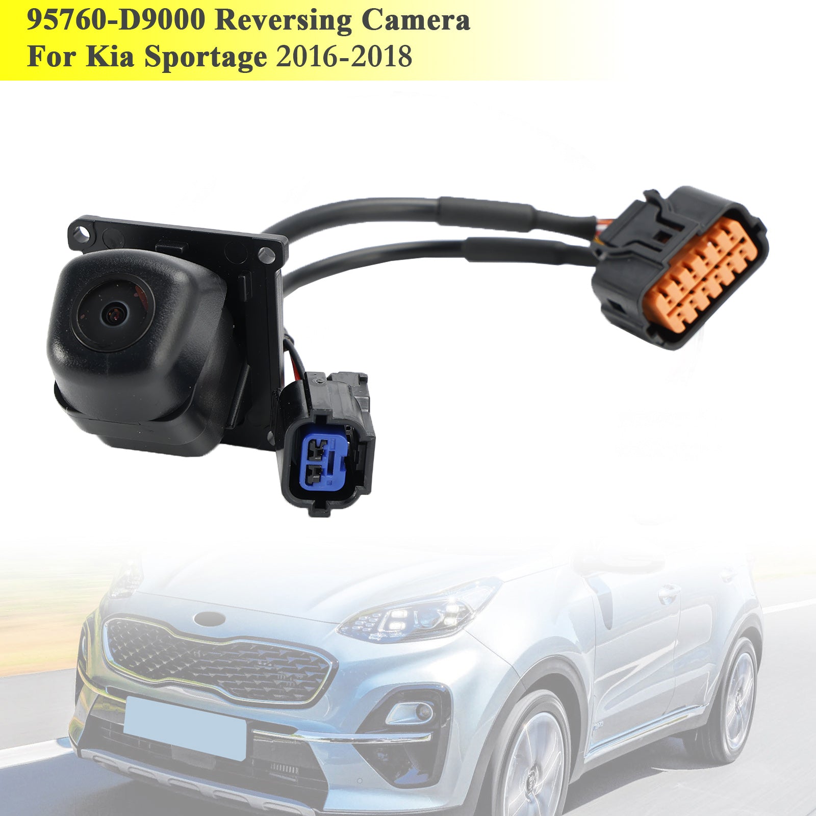 Cámara de visión trasera trasera para Kia Sportage 2016-2018 95760-D9000