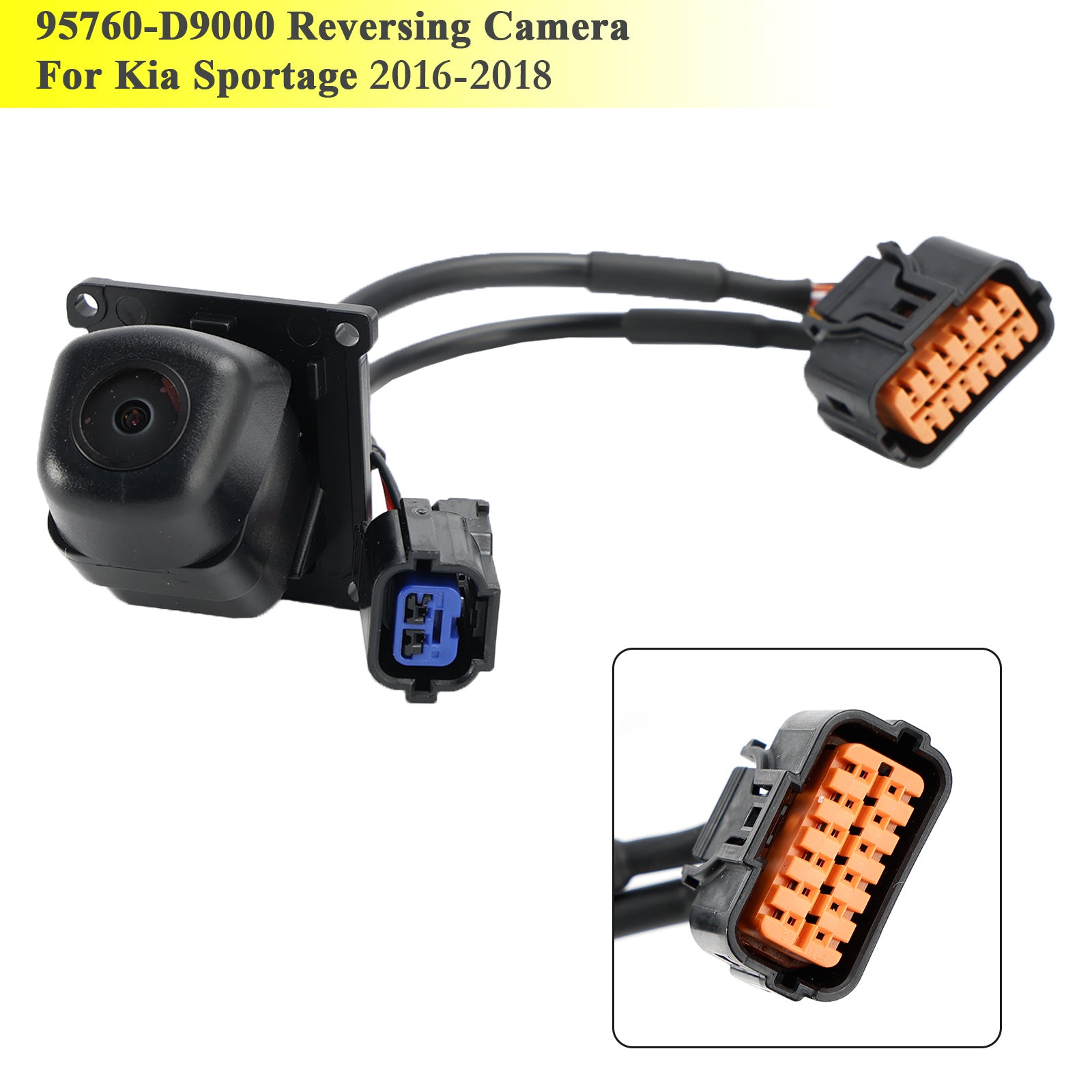 Cámara de visión trasera trasera para Kia Sportage 2016-2018 95760-D9000