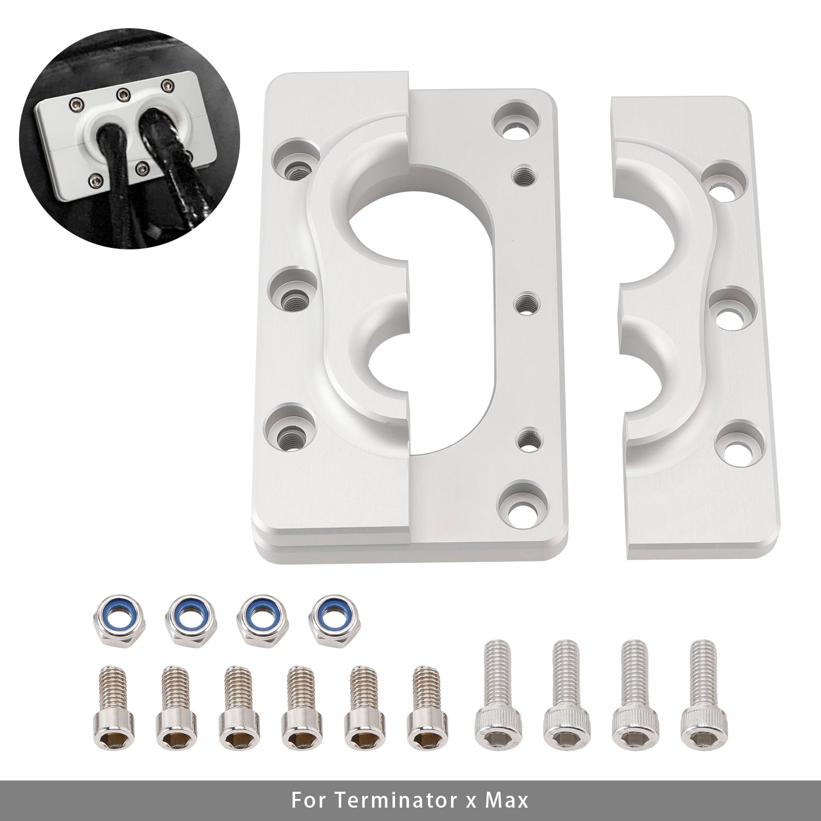 Terminator x Max Aluminum Fire Wall Pass Through Raw Bracket