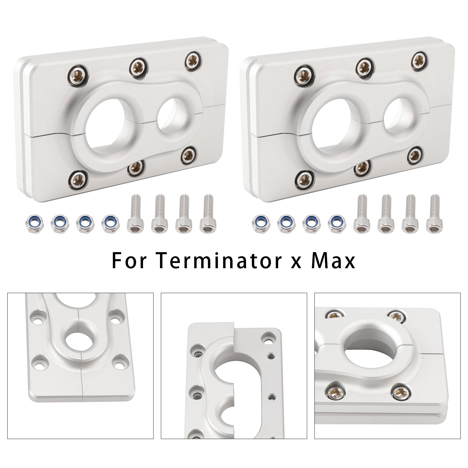 2Pack Aluminum Fire Wall Pass Through Raw Bracket For Terminator x Max