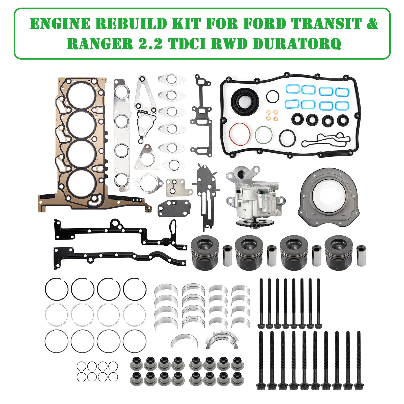Sada na repas motora pre Ford Transit & Ranger 2.2 TDCi RWD Duratorq BK3Q-6051-C1C 9677428680