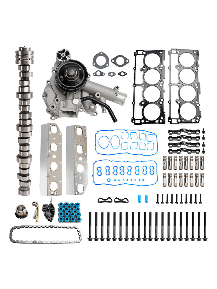 2009 Chrysler Aspen 5.7L Engine V8 MDS Camshaft KitTiming Chain Kit Water Pump 53021726AE 68060714AA