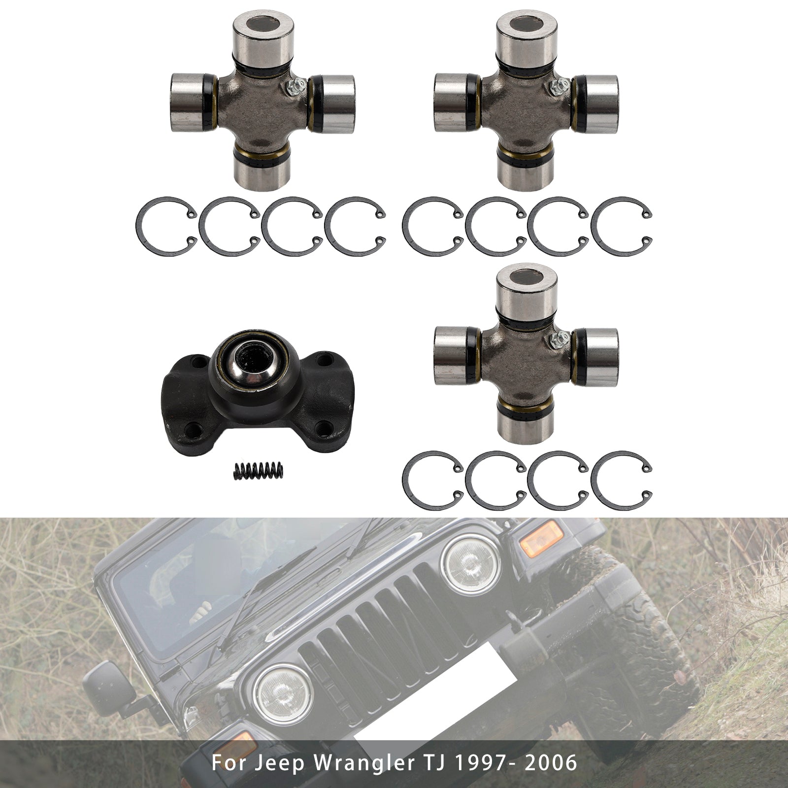 1997-2006 Jeep Wrangler TJ Double Cardan Joint 211355X + 5-153X