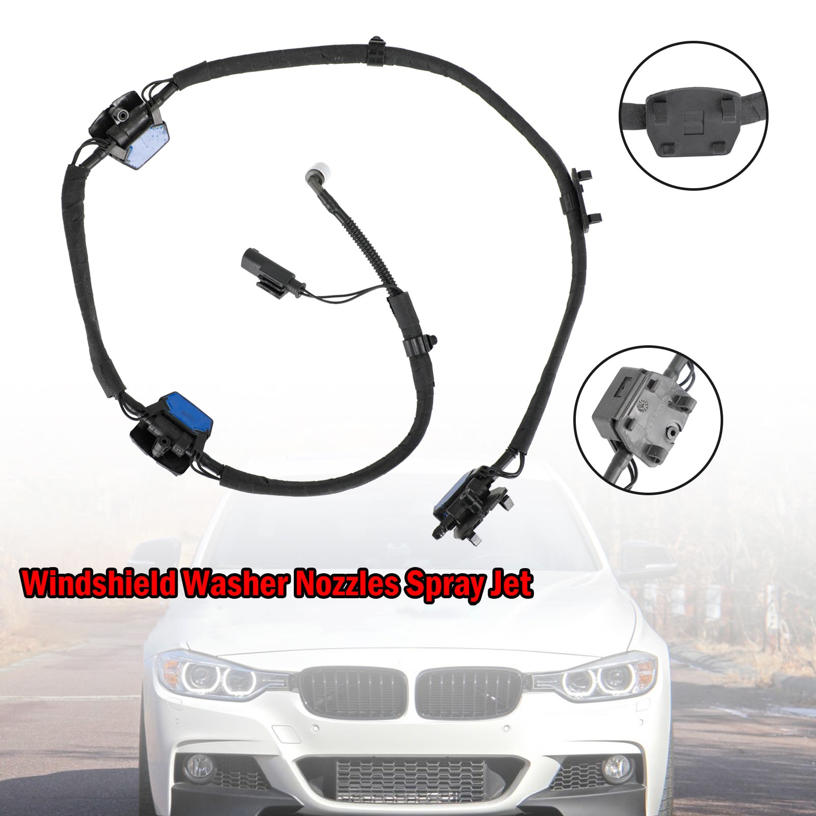 Drysové tryskové dýzy na čelné sklo pre BMW F10 F11 F18 61667205117