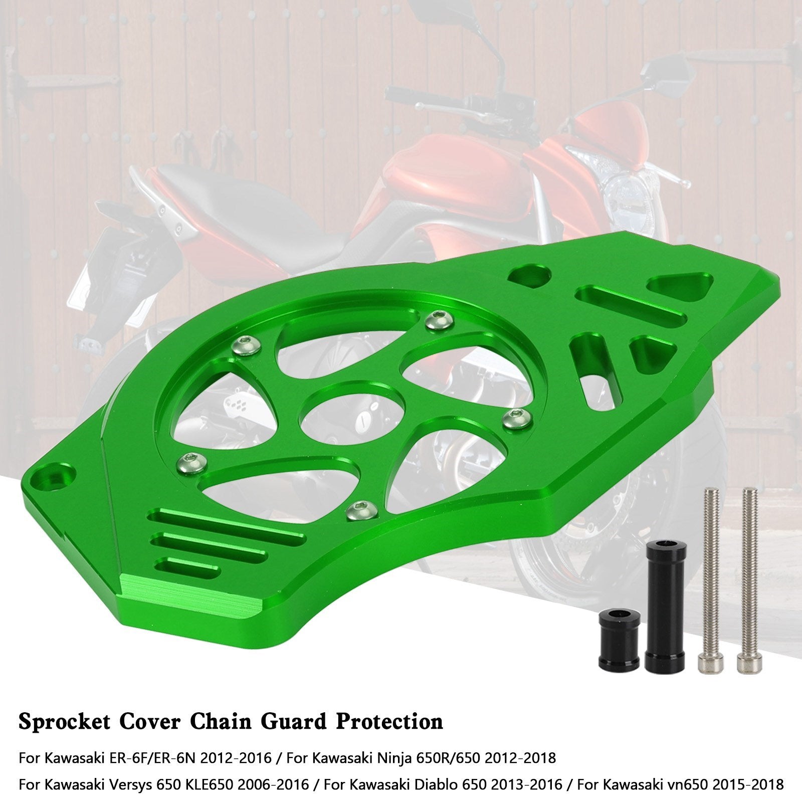 Kawasaki Ninja Vulcan 650 ER-6N Sprocket Cover Chain Guard Protection