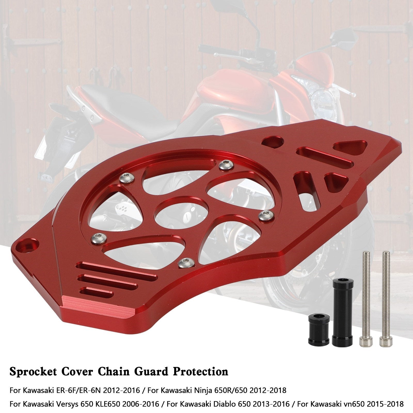 Kawasaki Ninja Vulcan 650 ER-6N Sprocket Cover Chain Guard Protection