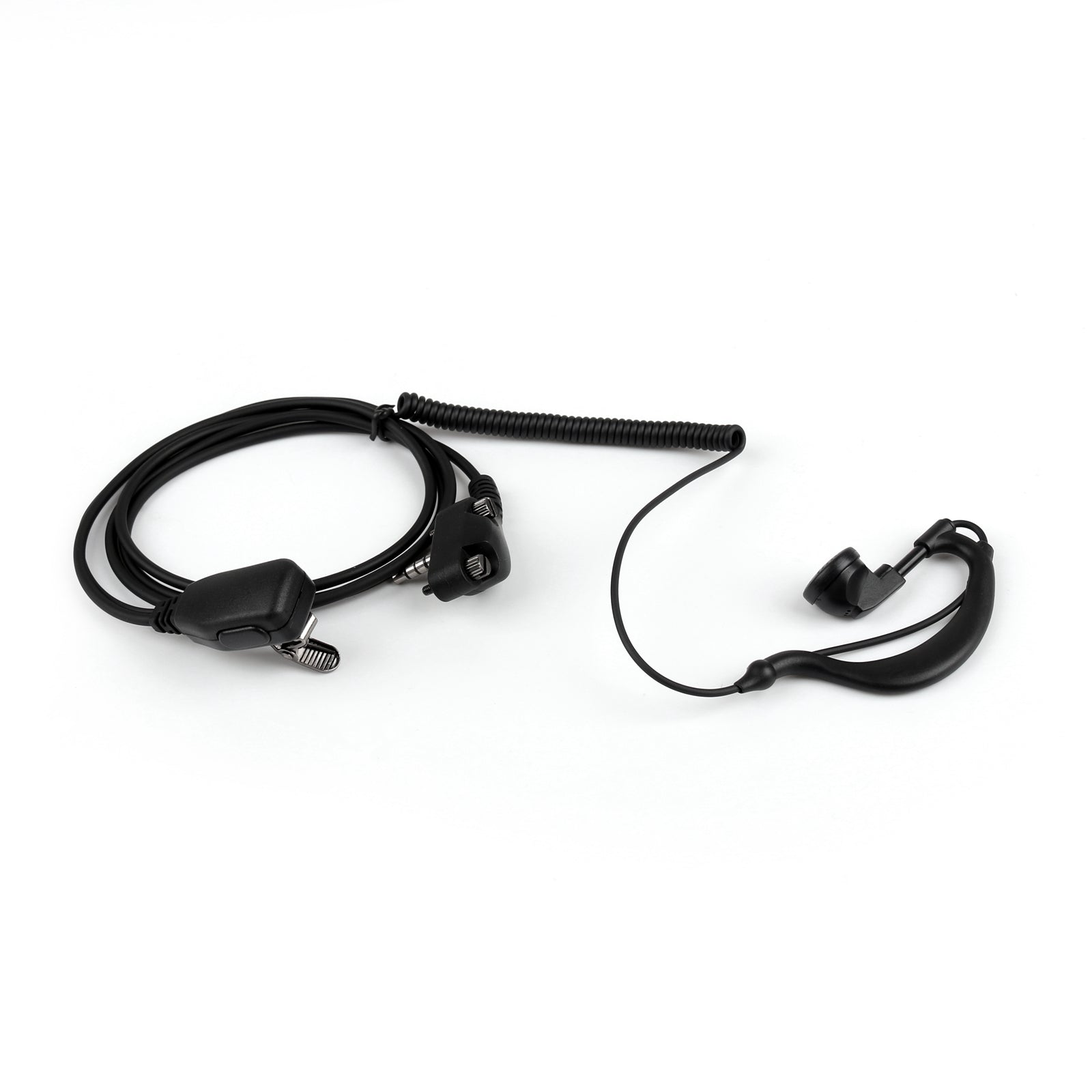 1PCS 3,5 mm G-formkurve ørestykke headset PTT for Vertex VX231 VX261 VX264 VX351