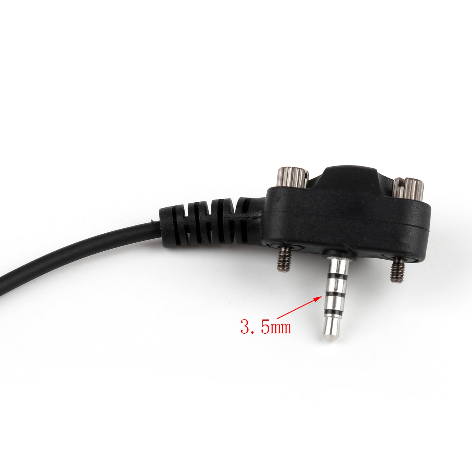 1PCS 3,5 mm G-formkurve ørestykke headset PTT for Vertex VX231 VX261 VX264 VX351