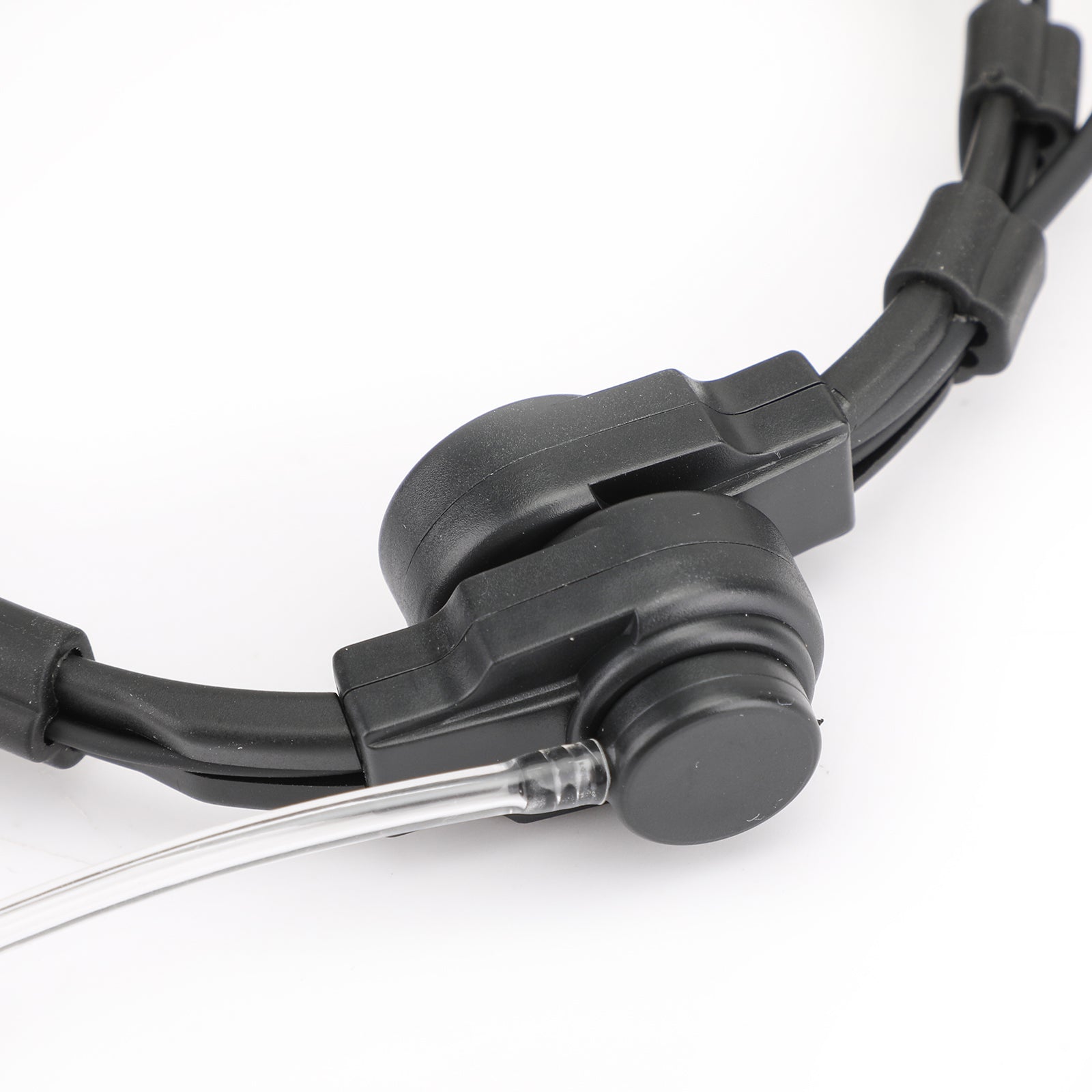 Casque de micro à gorge tactique à 1pc pour PTT PTT PTT de Talkie Walkie.
