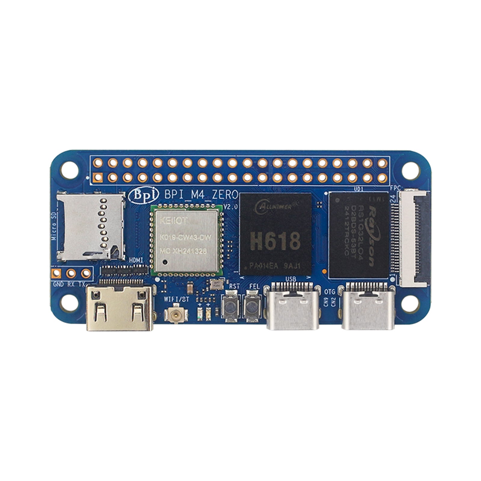 M4 Zero Development Board Quanzhi 618 Na palube WiFi Bluetooth BPI M4 nula
