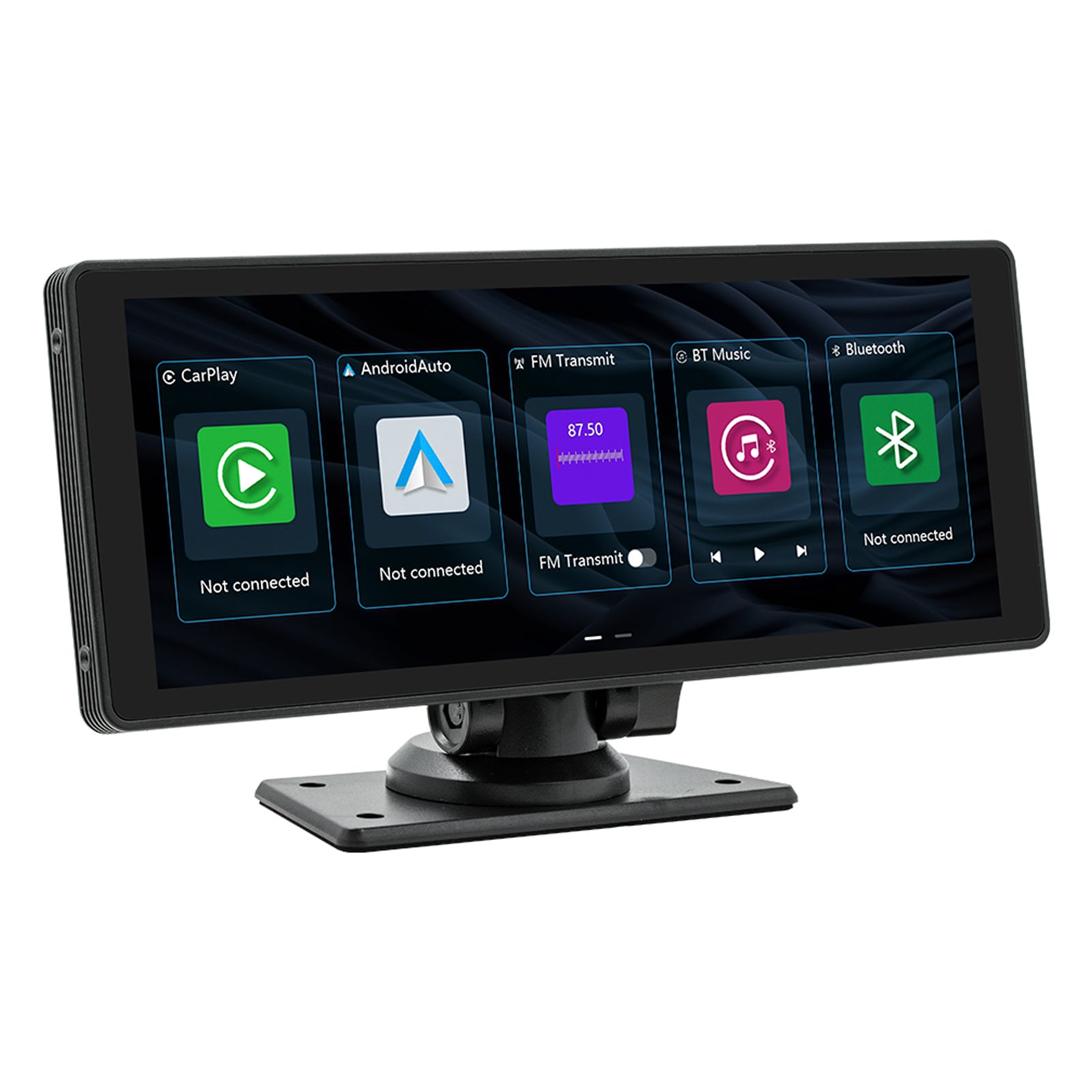 10.26" Draadloze CarPlay Bluetooth Radio FM Auto MP5 Speler AHD Recorder Camera