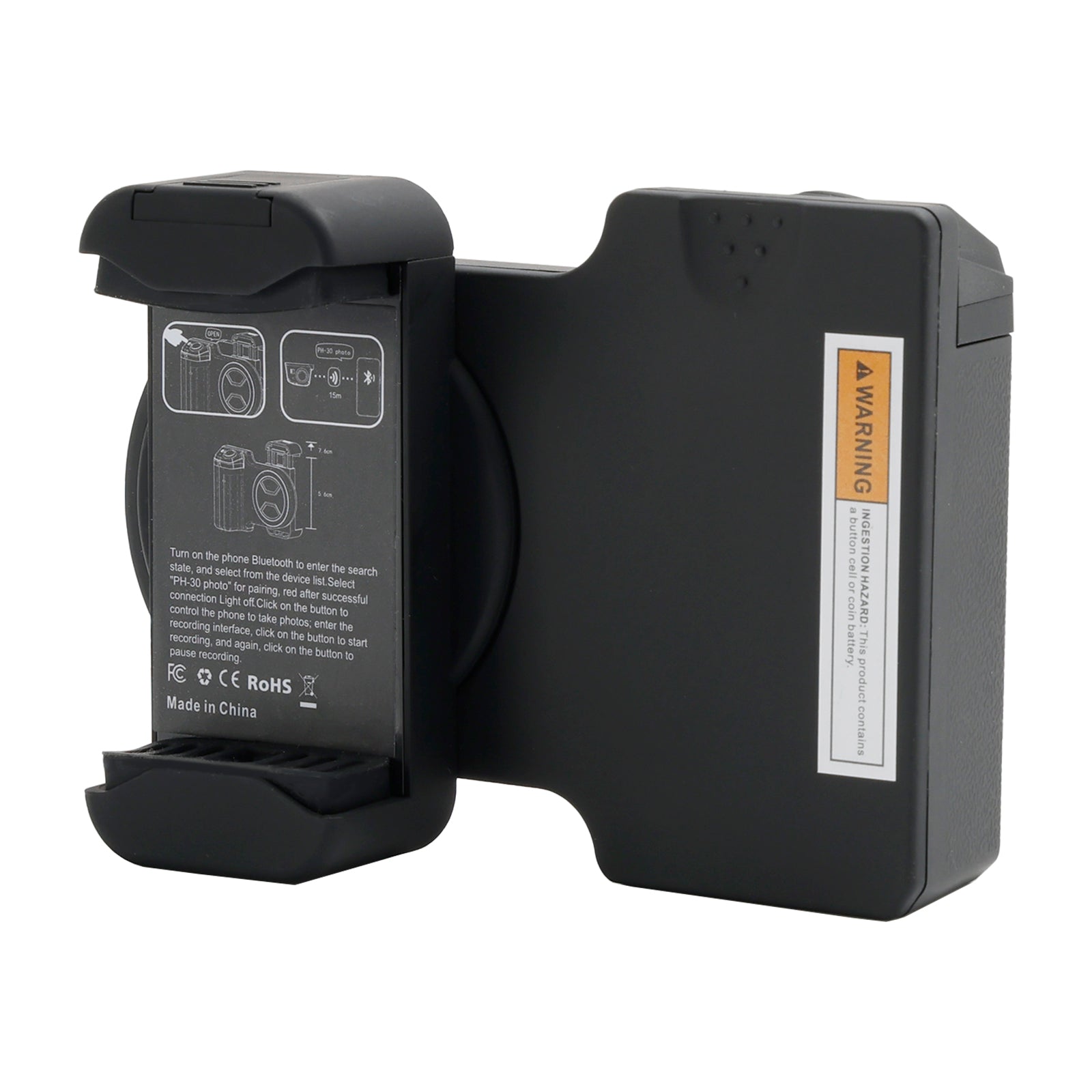 PH-30A Mobiltelefonklipp Modell Auktion Remote Control Camera Handle Stabilizer