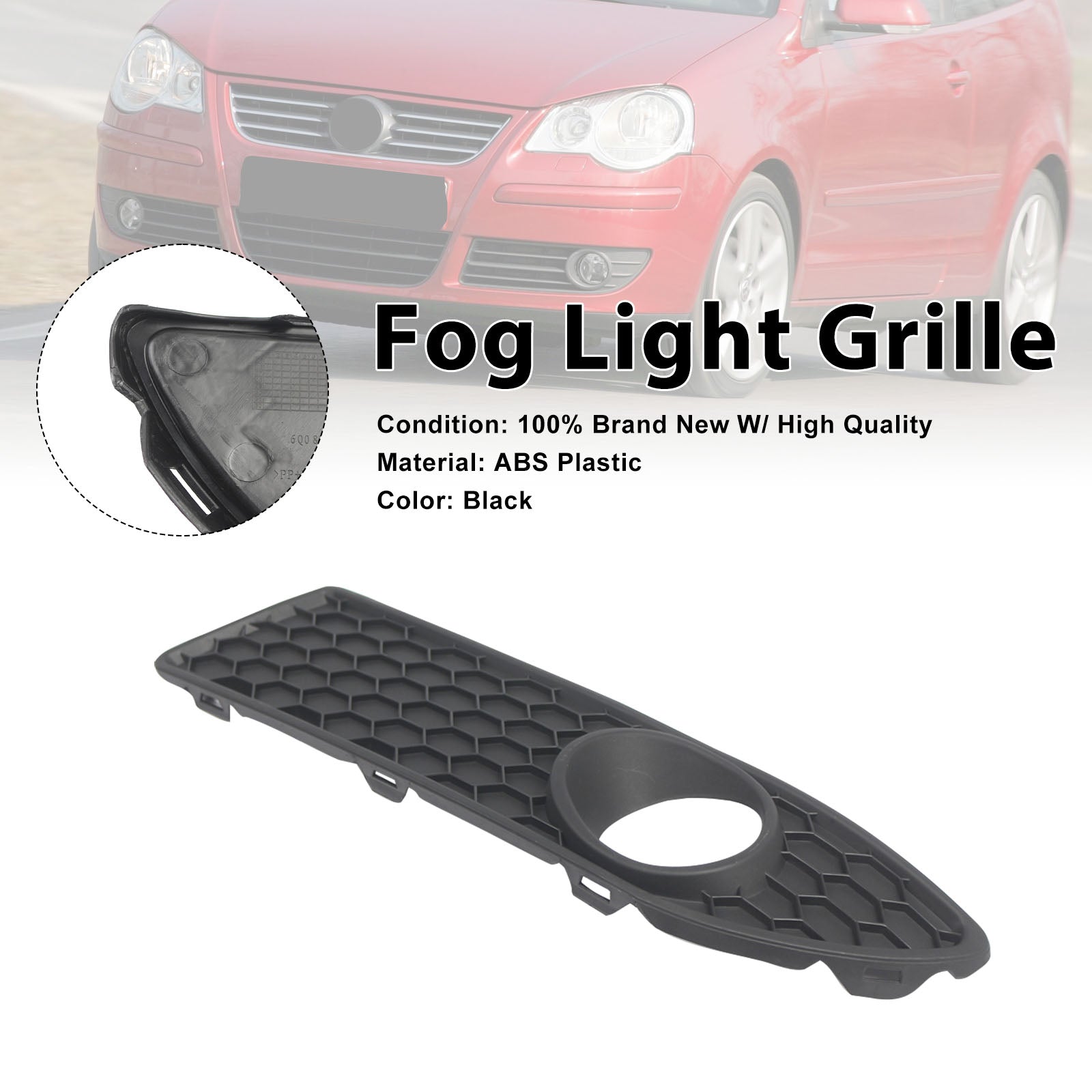 2005-2009 VW Polo 9N3 GTI Honeycomb Style Front Lower Grille