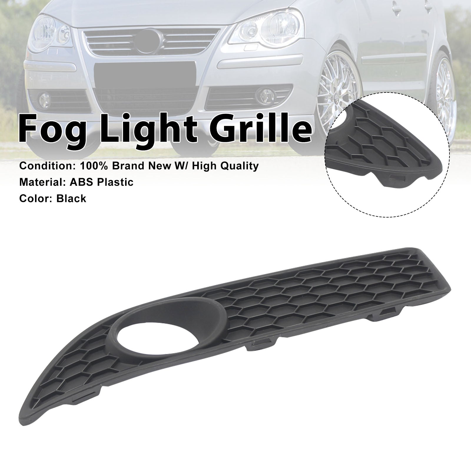 2005-2009 VW Polo 9N3 GTI Honeycomb Style Front Lower Grille