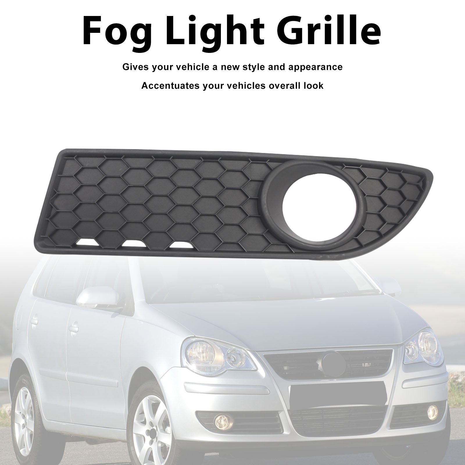 2005-2009 VW Polo 9N3 GTI Honeycomb Style Front Lower Grille