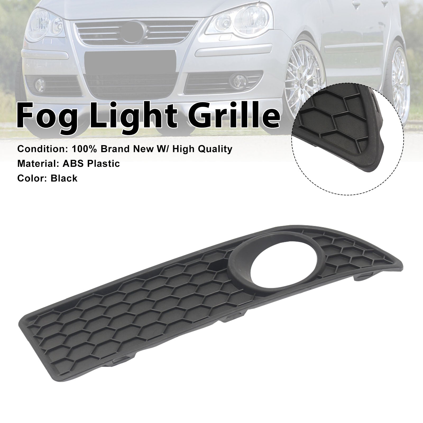 2005-2009 VW Polo 9N3 GTI Honeycomb Style Front Lower Grille