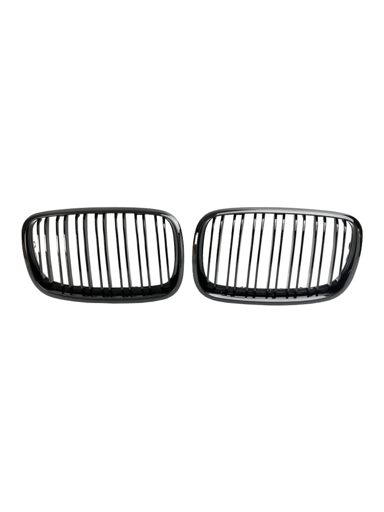 BMW X6 E71 2007-2014 Front Bumper Kidney Grille Grill Gloss Black