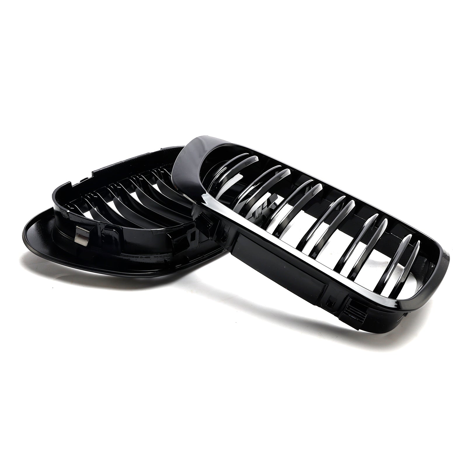 1999-2002 BMW E46 CABRIDET/COUPE 2-DOUR-DOOR-FACELIFT Dvojlôžková čiara predná kapucňa mriežky GLOS GLOS Black Generic