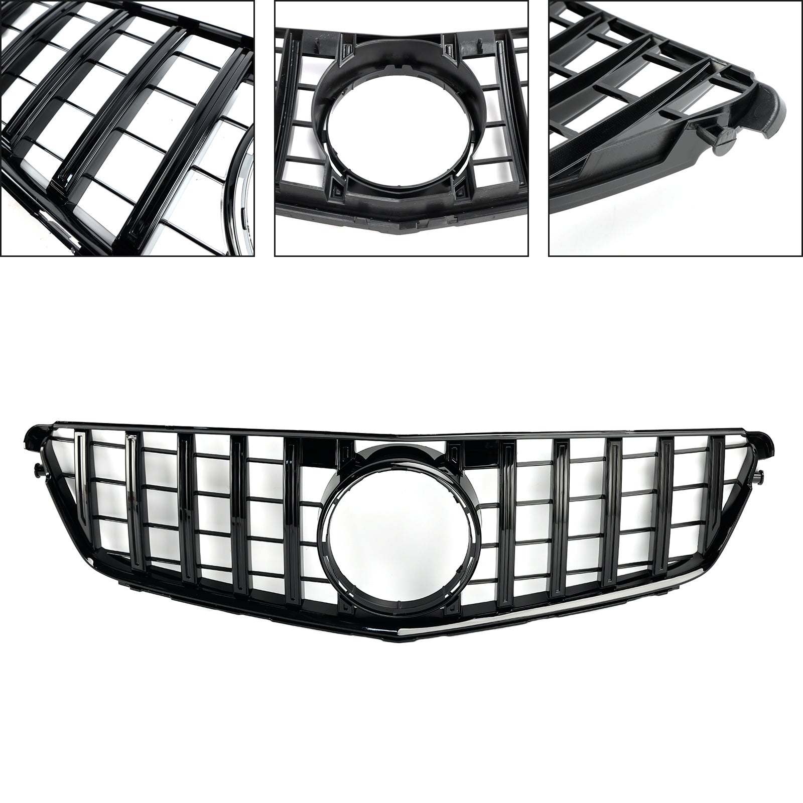 2008-2014 Benz C-Class W204 C300 C350 GTR Style Front Bumper Grille Grill