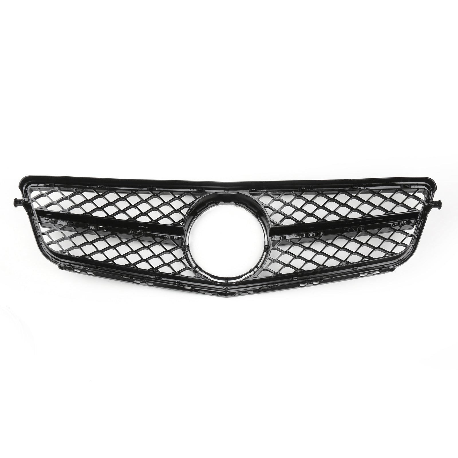 C-Class Benz W204 C300 C350 2008-2014 C63 Style Gloss Black Grill Grille