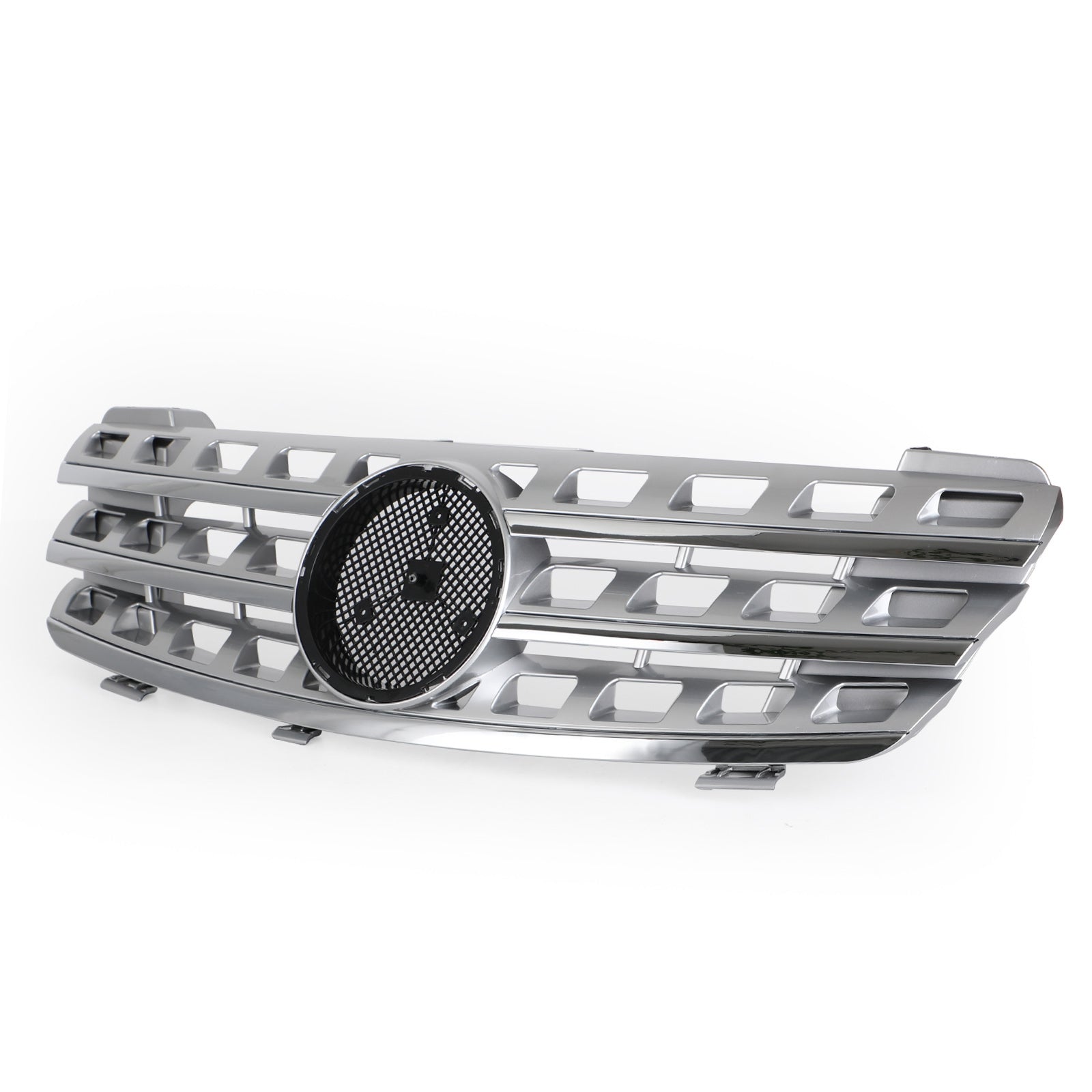 2005-2008 Benz ML-klasse W164 AMG Style Front Grille Grille Chroom Zilver Generiek