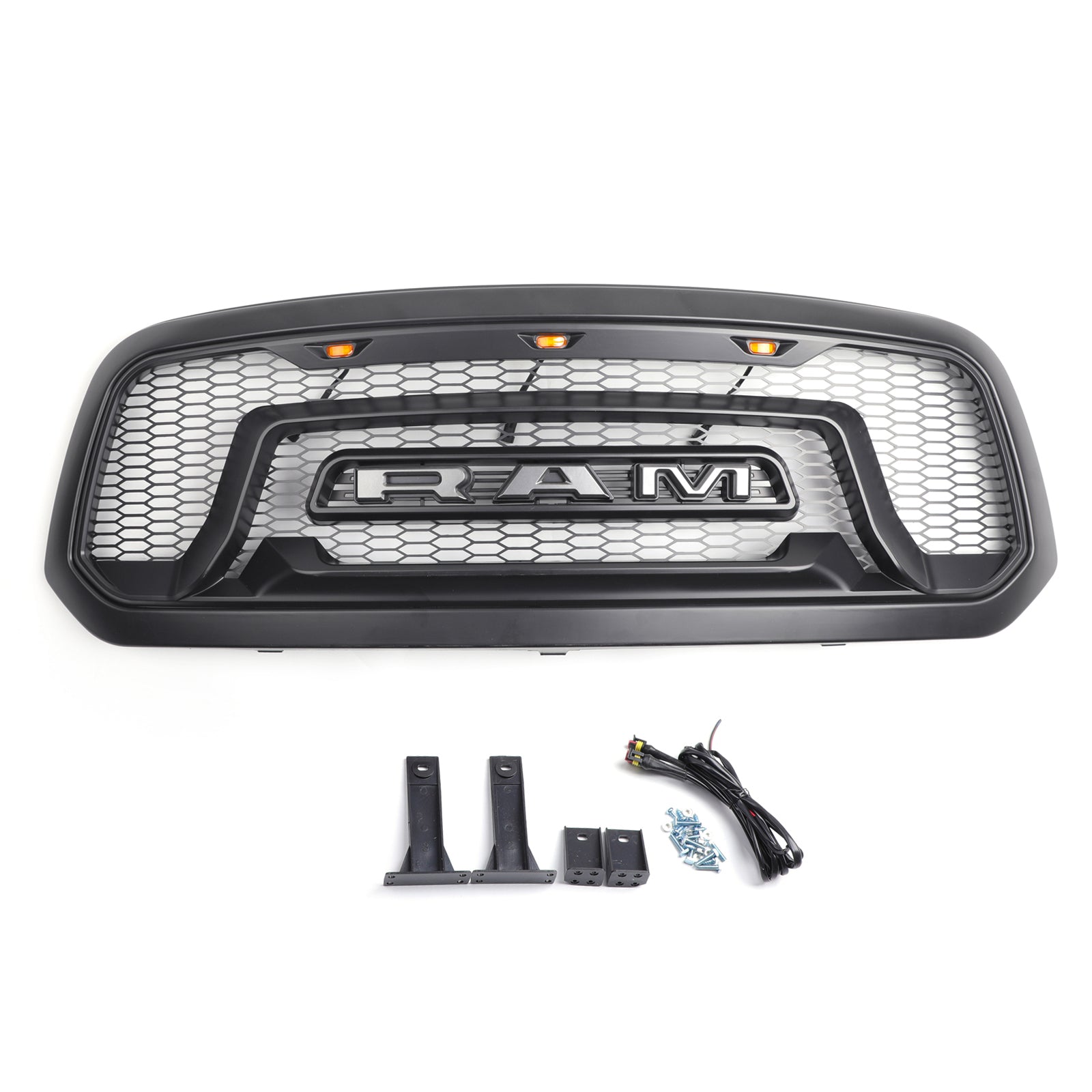2013-2018 Dodge Ram 1500 LED mriežka ABS Honeycomb Bumper Grill Grille Grille