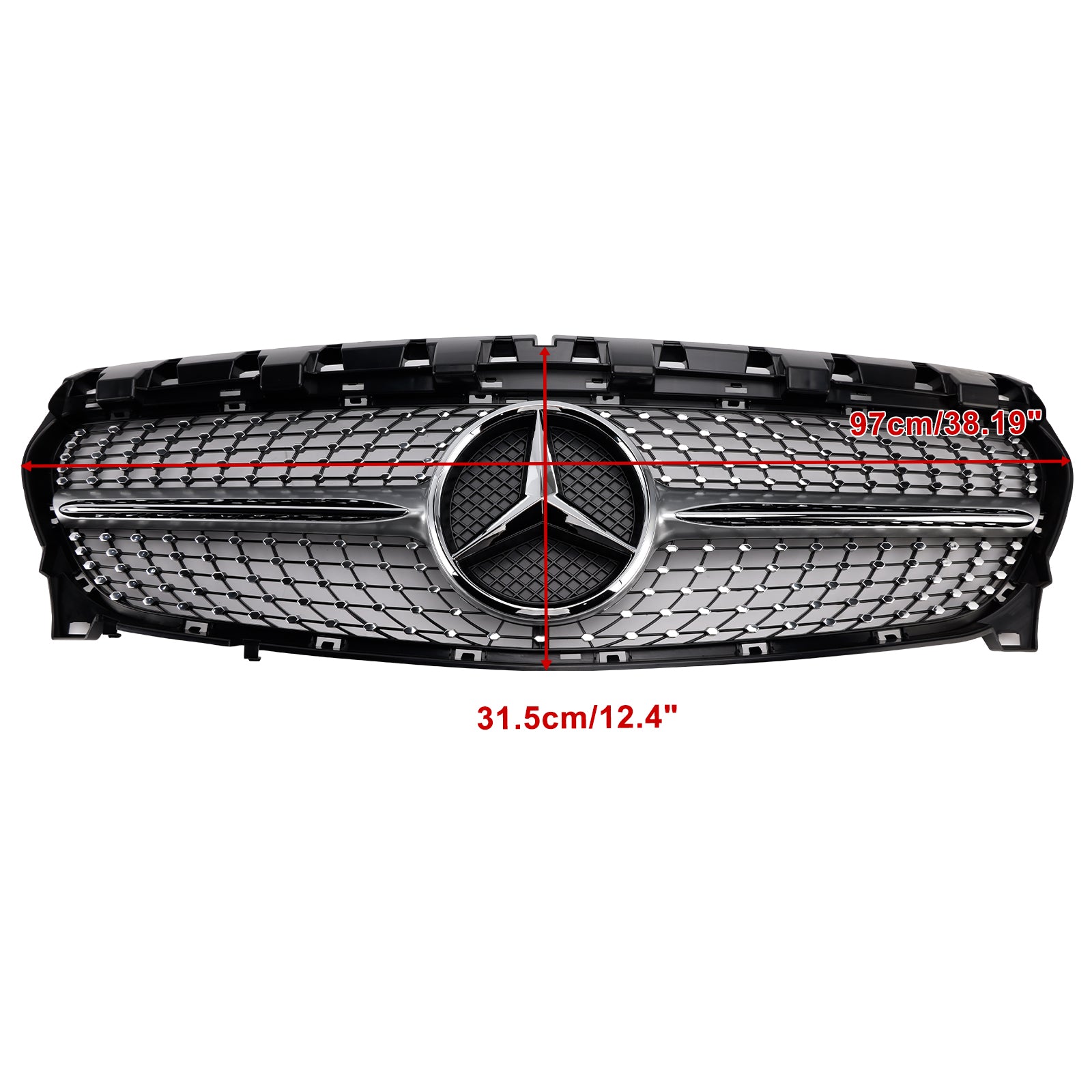 2013-2019 Mercedes-Benz CLA-Class W117 CLA250 Diamond Front Grille Grill