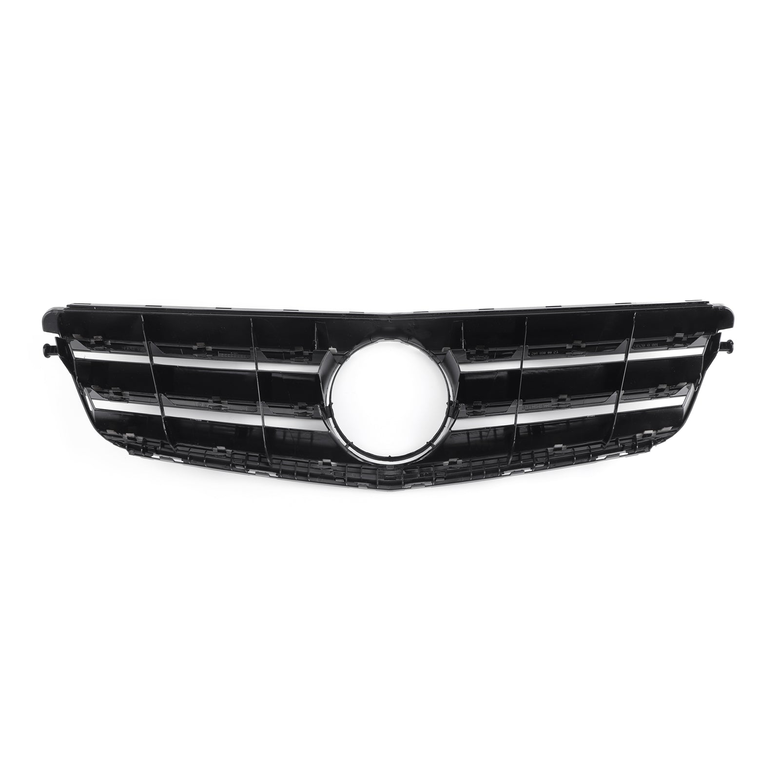 Classe C W204 Calandre de pare-chocs avant noire générique avec emblème LED pour Mercedes-Benz C300/C350 (2008-2014)