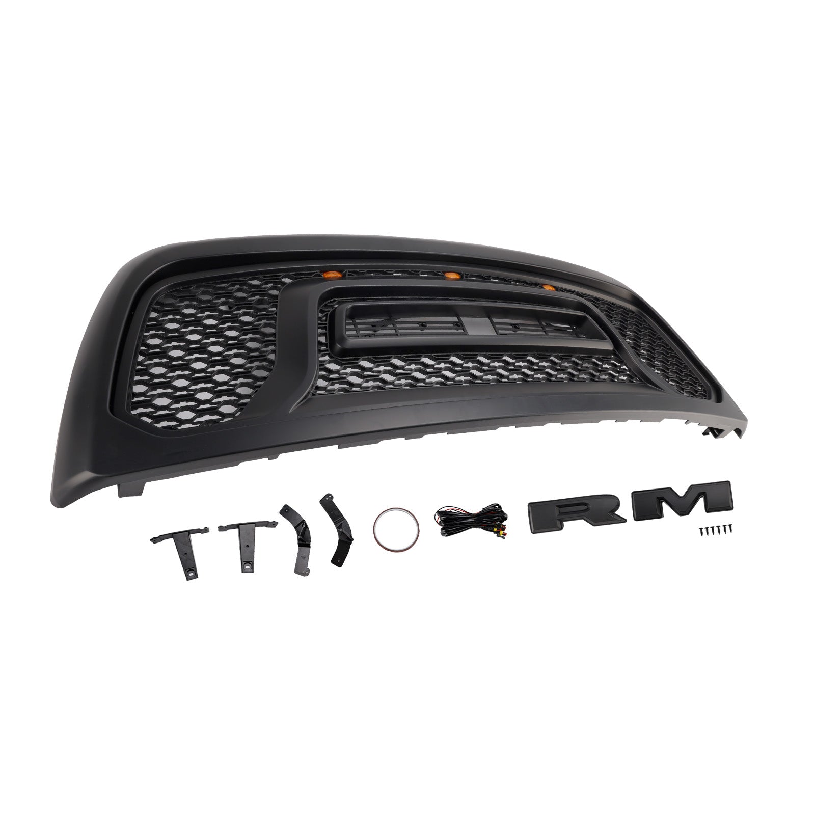 2010-2018 Dodge Ram 2500/3500 Laramie Limited W/ Led Light Front Bumper Grille