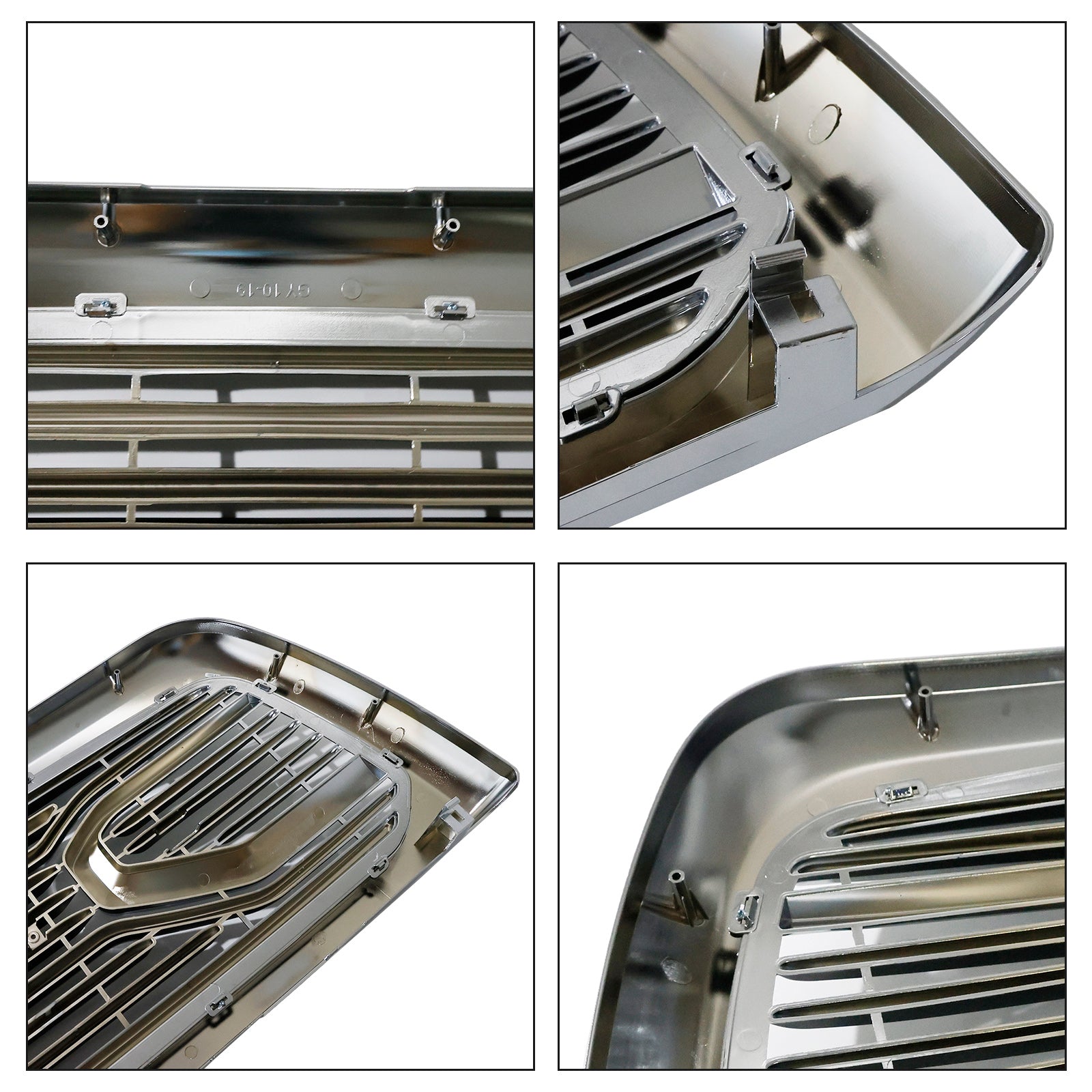 2010-2018 Dodge Ram 2500/3500 Laramie W/ Led Light Chrome Front Bumper Grille