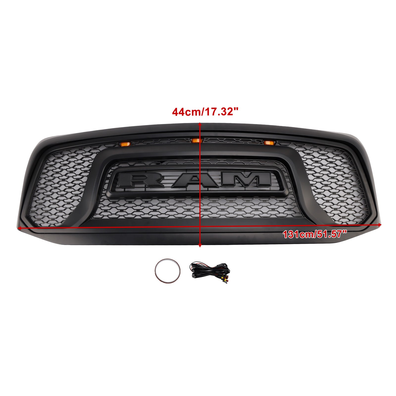 Front Bumper Grill Grille Fit Dodge RAM 1500 2006-08 RAM 2500 3500 2006-2009