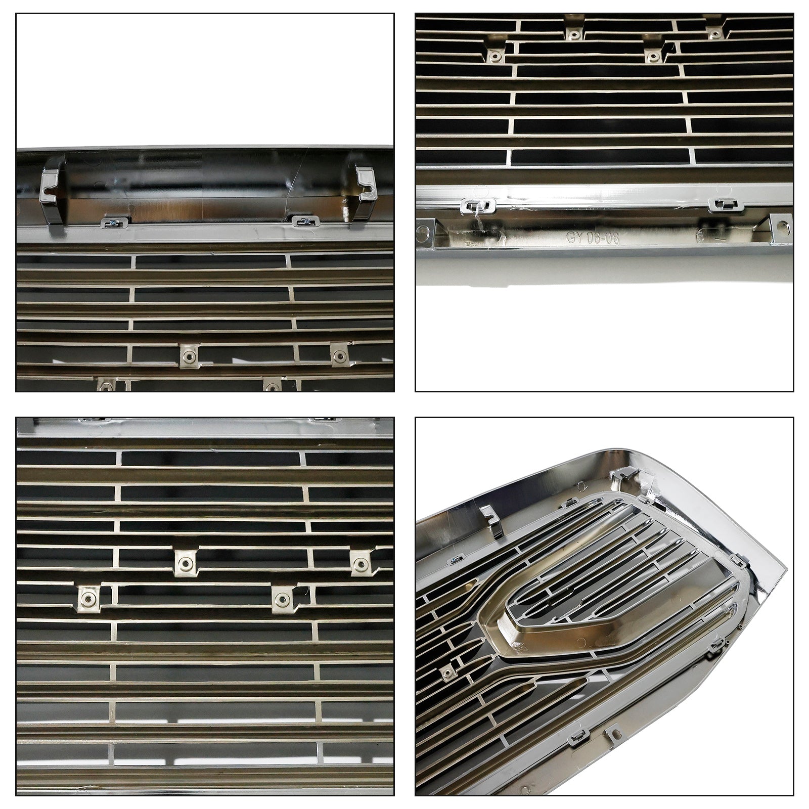 Chrome Front Bumper Grill Grille Fit Dodge RAM 1500 2006-2008 RAM 2500 2006-2009