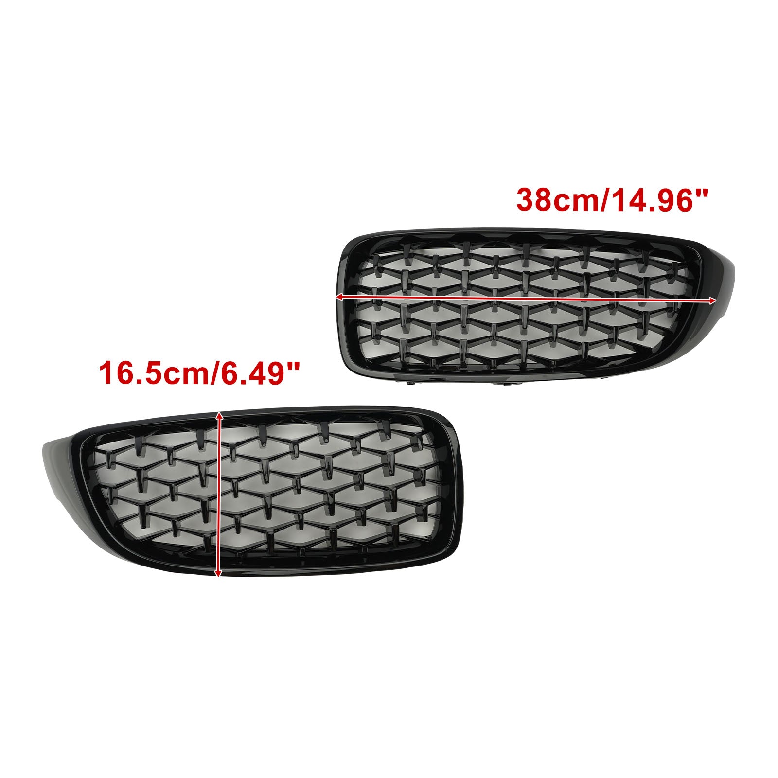2014-2018 BMW 4 Sereis F32 F33 F36 F82 M4 All Models Diamond Front Upper Grille